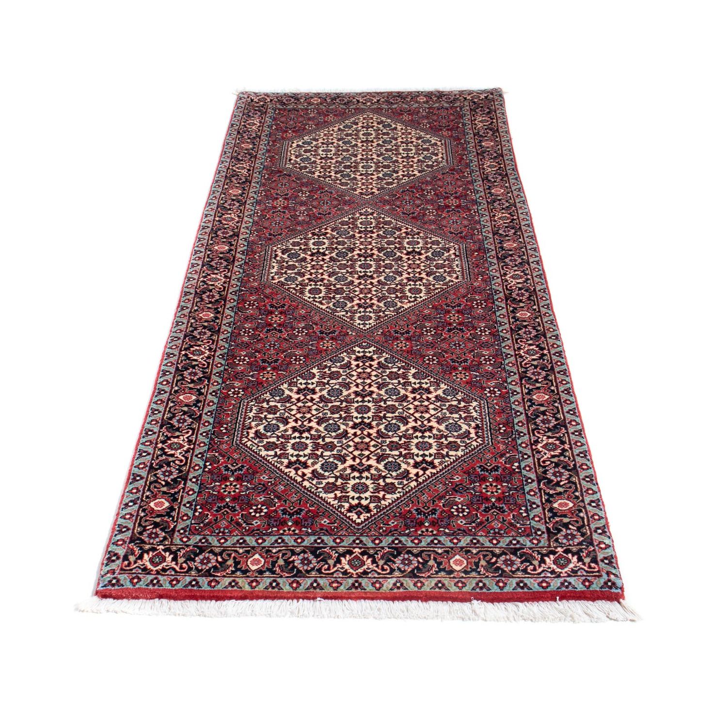 Runner Perser Rug - Bidjar - 206 x 75 cm - red