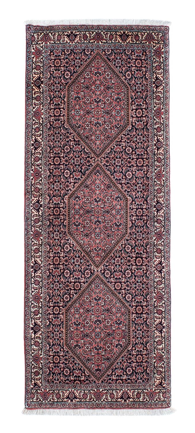 Runner Perser Rug - Bidjar - 202 x 75 cm - dark blue