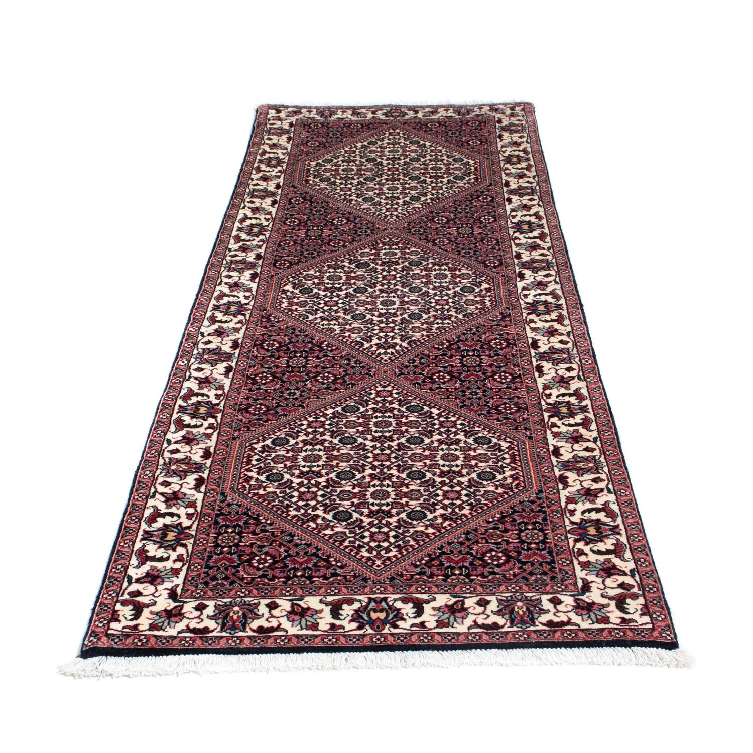 Runner Perser Rug - Bidjar - 196 x 75 cm - dark blue