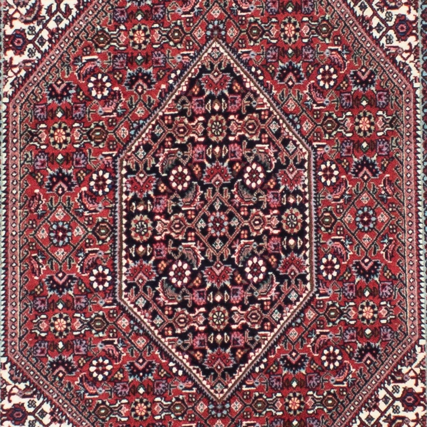 Runner Perser Rug - Bidjar - 316 x 82 cm - red