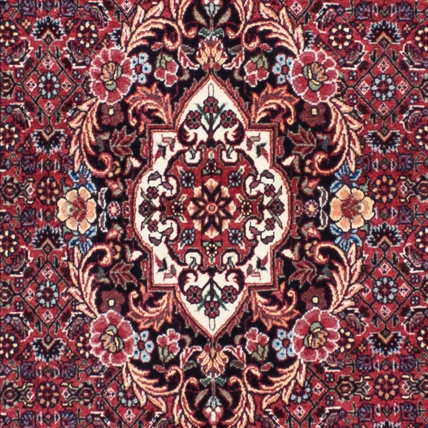 Runner Perser Rug - Bidjar - 313 x 82 cm - dark red