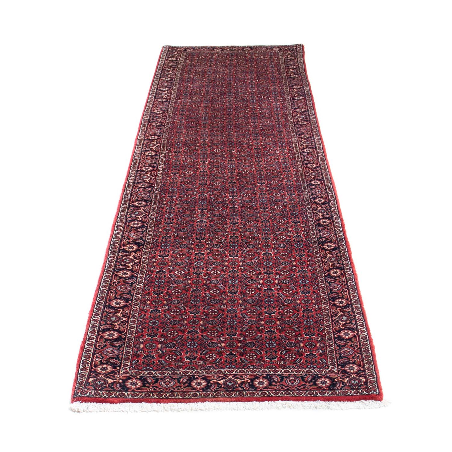 Runner Perser Rug - Bidjar - 307 x 75 cm - red