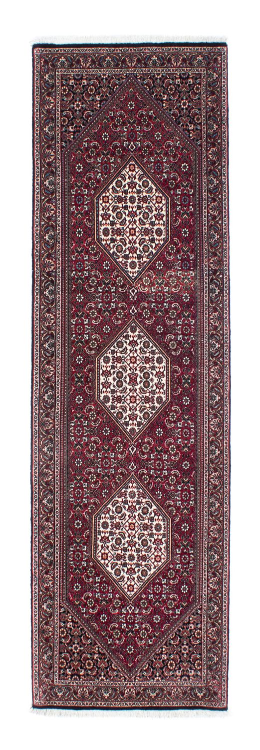 Runner Perser Rug - Bidjar - 248 x 73 cm - dark red