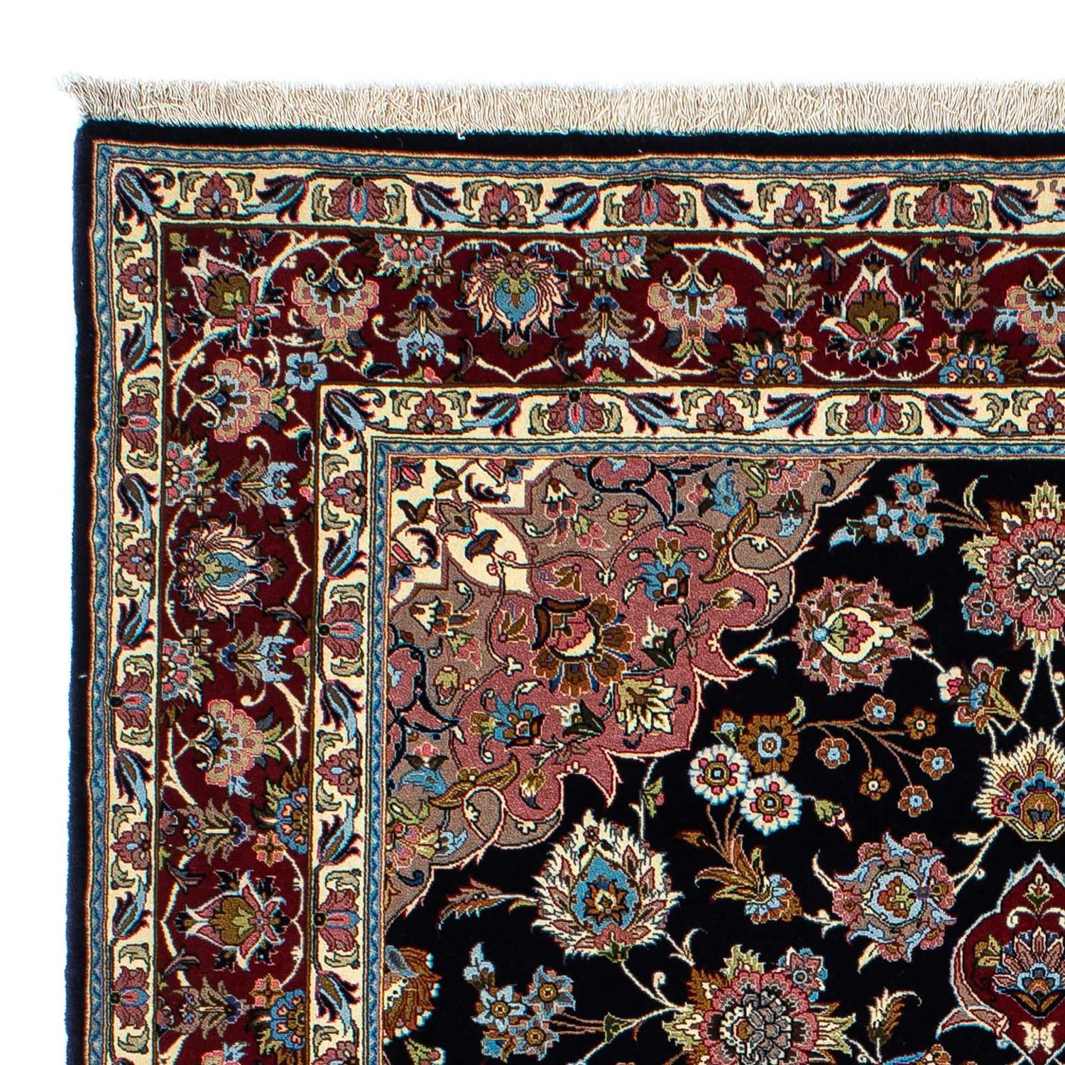 Perser Rug - Ghom - 212 x 140 cm - dark blue