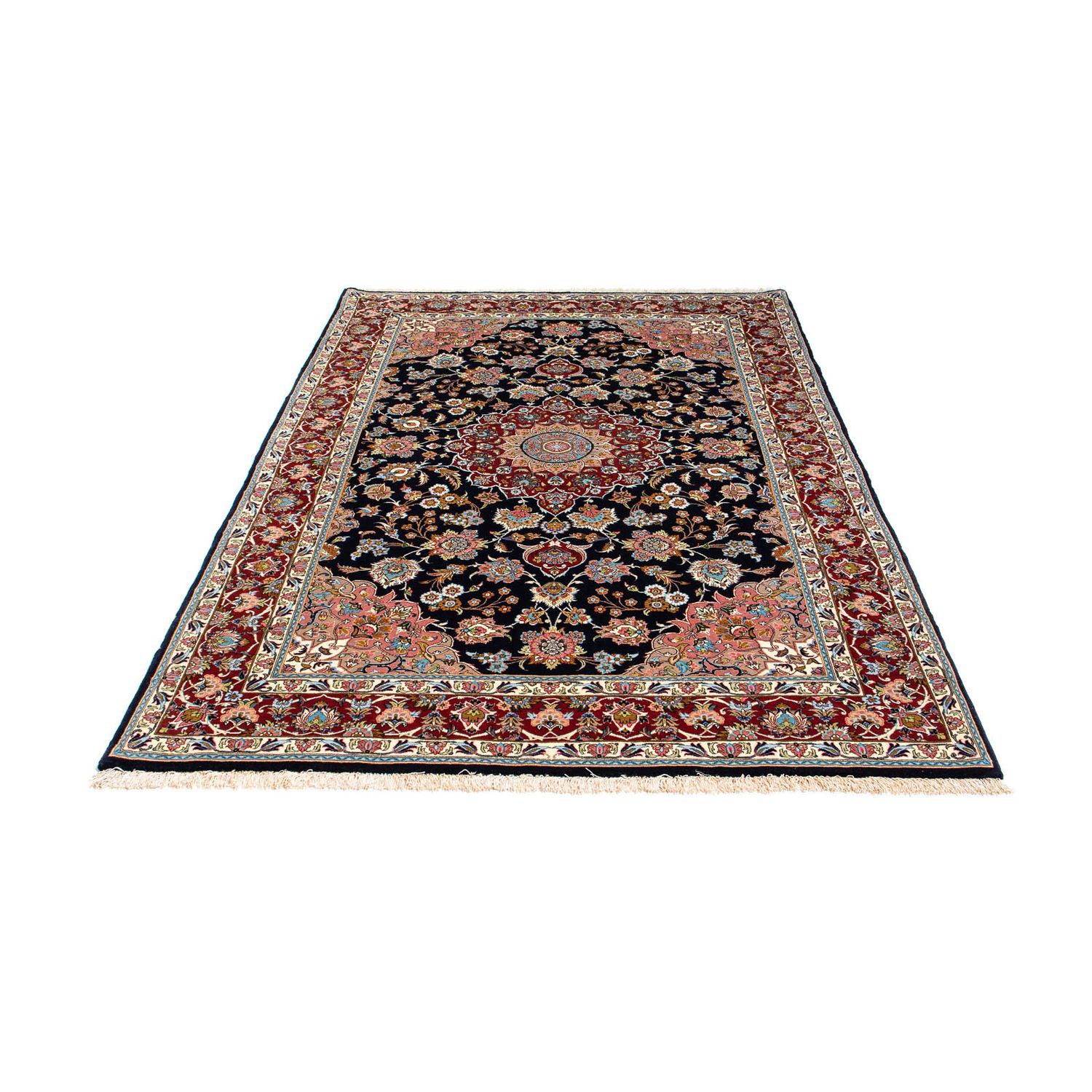 Perser Rug - Ghom - 212 x 140 cm - dark blue