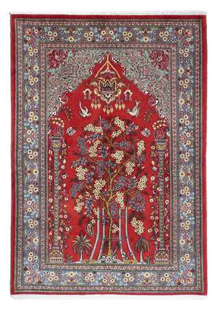 Perser Rug - Ghom - 200 x 140 cm - red