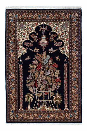 Perser Rug - Ghom - 210 x 139 cm - dark blue