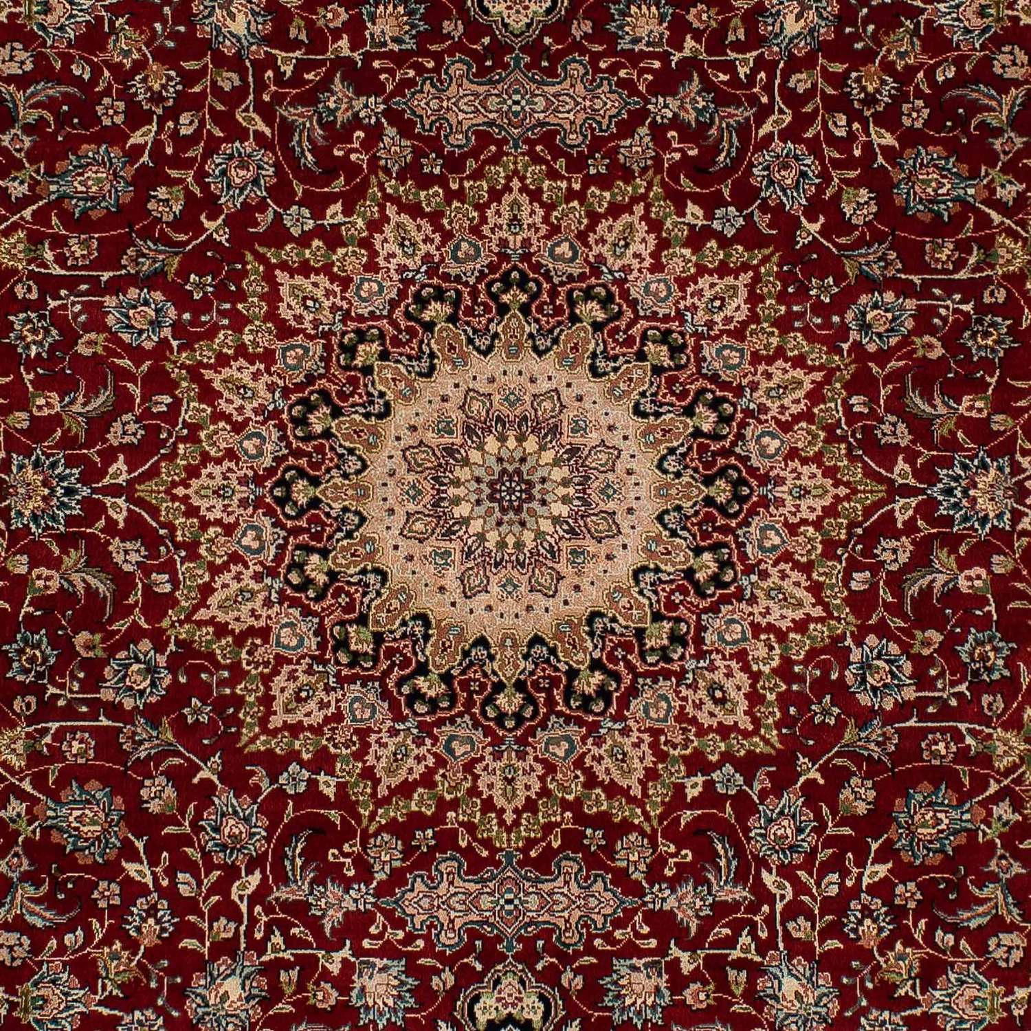 Silk Rug - Chinese Silk - 183 x 122 cm - dark red