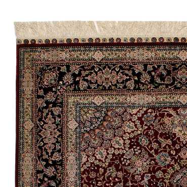 Silk Rug - Chinese Silk - 183 x 122 cm - dark red