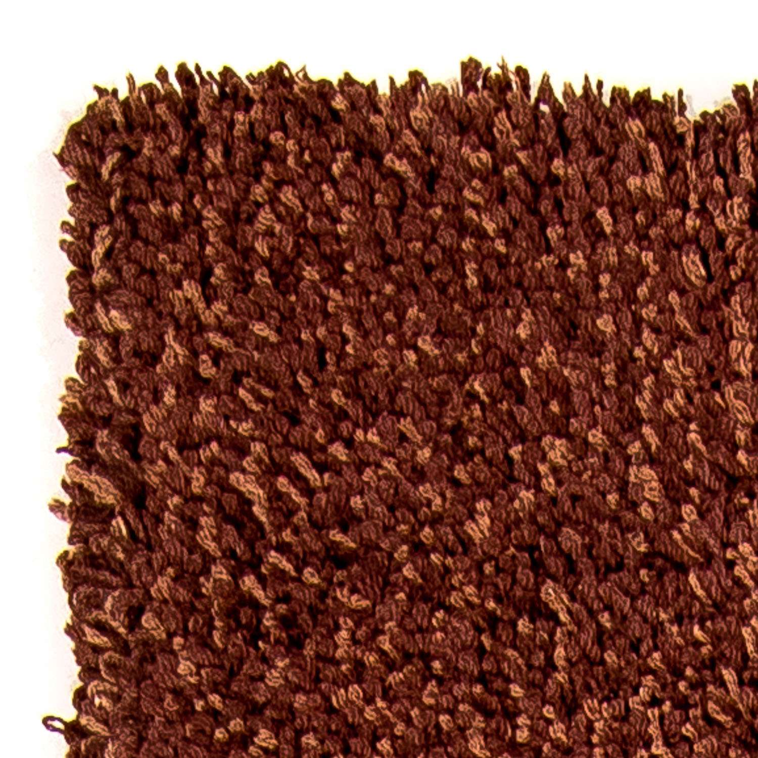 Runner High-Pile Rug - 205 x 64 cm - brown