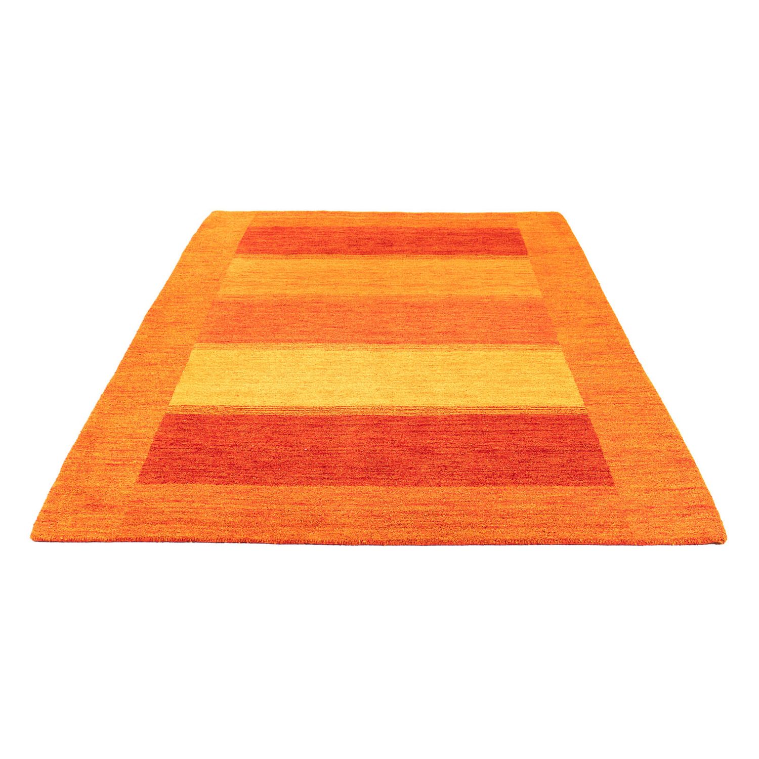 Wool Rug - 225 x 162 cm - orange