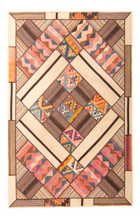 Patchwork Rug - 230 x 160 cm - multicolored