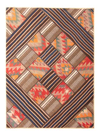 Patchwork Rug - 200 x 150 cm - multicolored