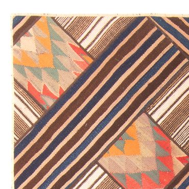 Patchwork Rug - 200 x 150 cm - multicolored