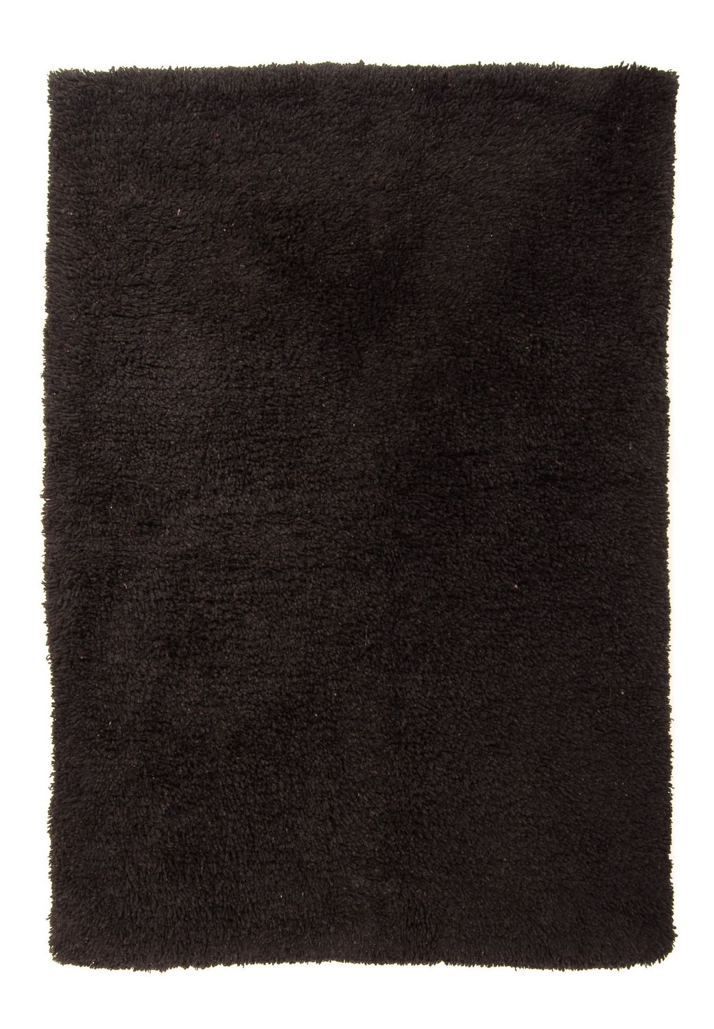 High-Pile Rug - 216 x 150 cm - black