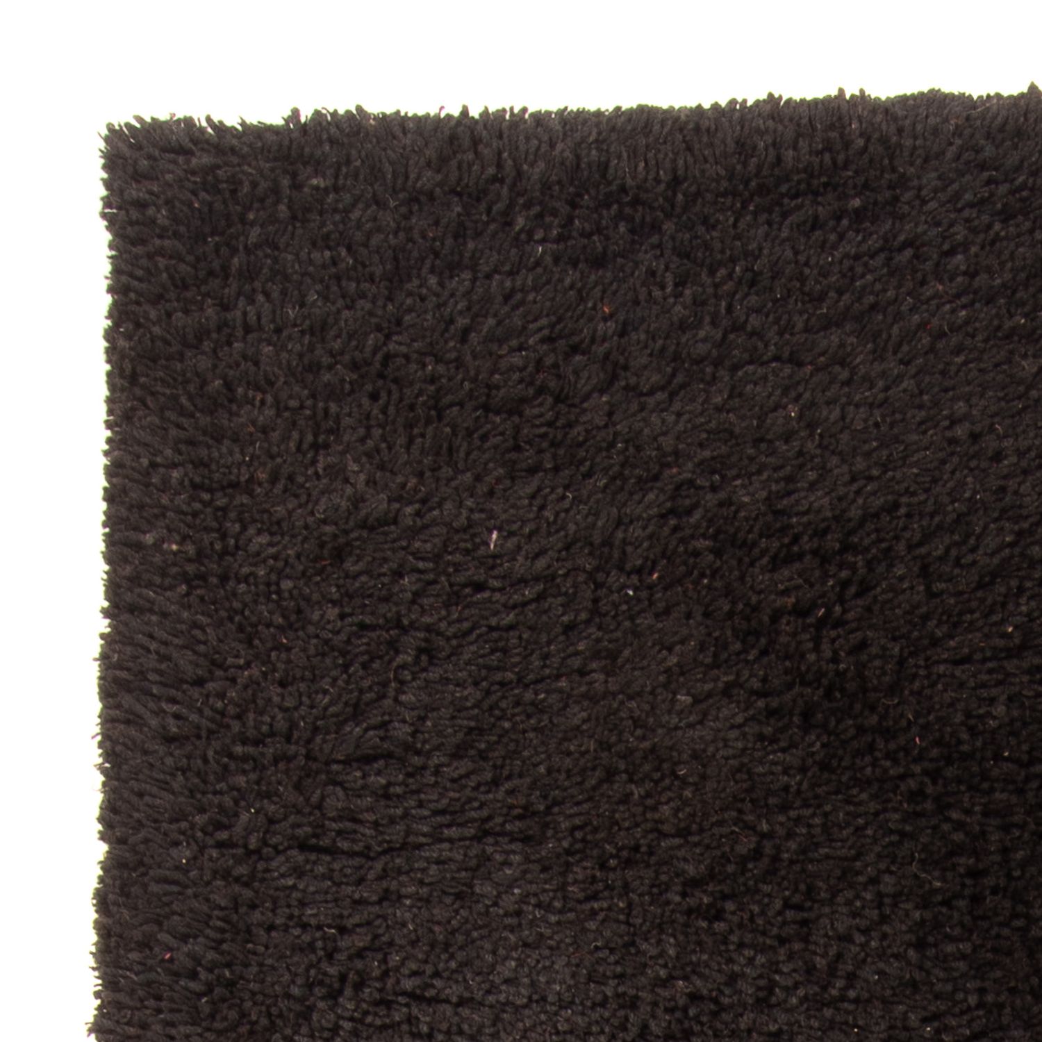 High-Pile Rug - 216 x 150 cm - black