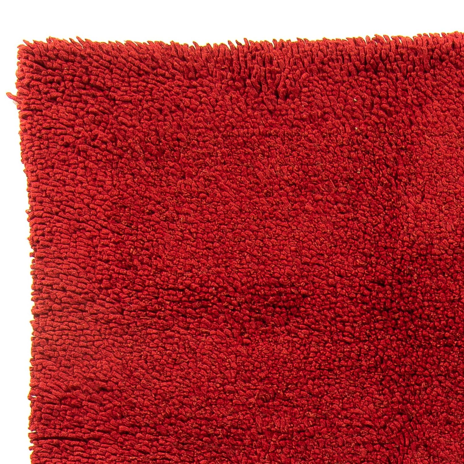 High-Pile Rug - 217 x 154 cm - dark red