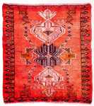 Perser Rug - Keshan square  - 107 x 96 cm - light red