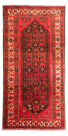 Perser Rug - Nomadic - 297 x 154 cm - dark red