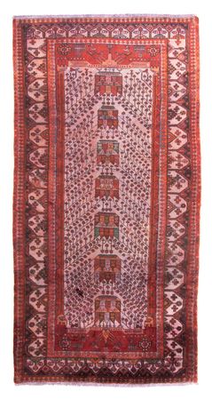 Perser Rug - Nomadic - 285 x 150 cm - light red