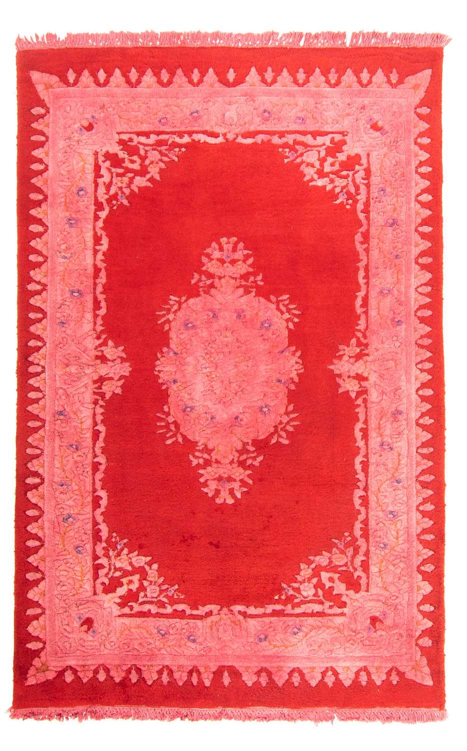 Chinese Rug - 204 x 136 cm - red