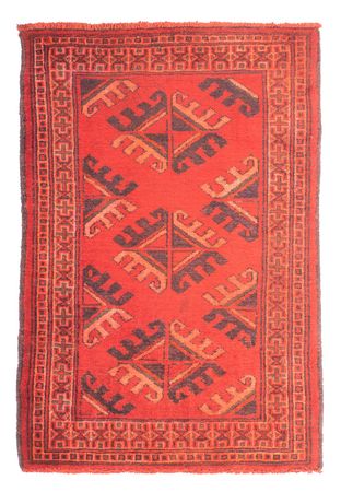 Pakistani Rug - 92 x 63 cm - red