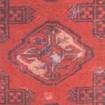 Turkaman Rug - 86 x 57 cm - dark red
