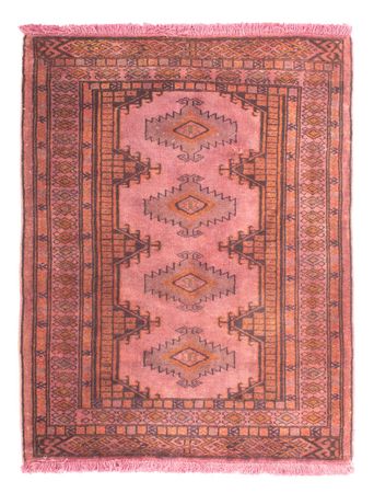 Turkaman Rug - 86 x 68 cm - light red