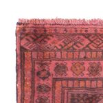 Turkaman Rug - 86 x 63 cm - light red