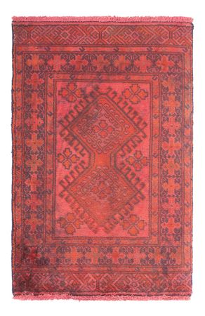 Turkaman Rug - 88 x 57 cm - light red