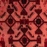 Belutsch Rug - 190 x 100 cm - light red