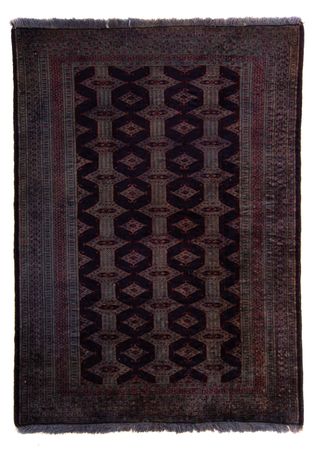 Turkaman Rug - 147 x 108 cm - dark brown