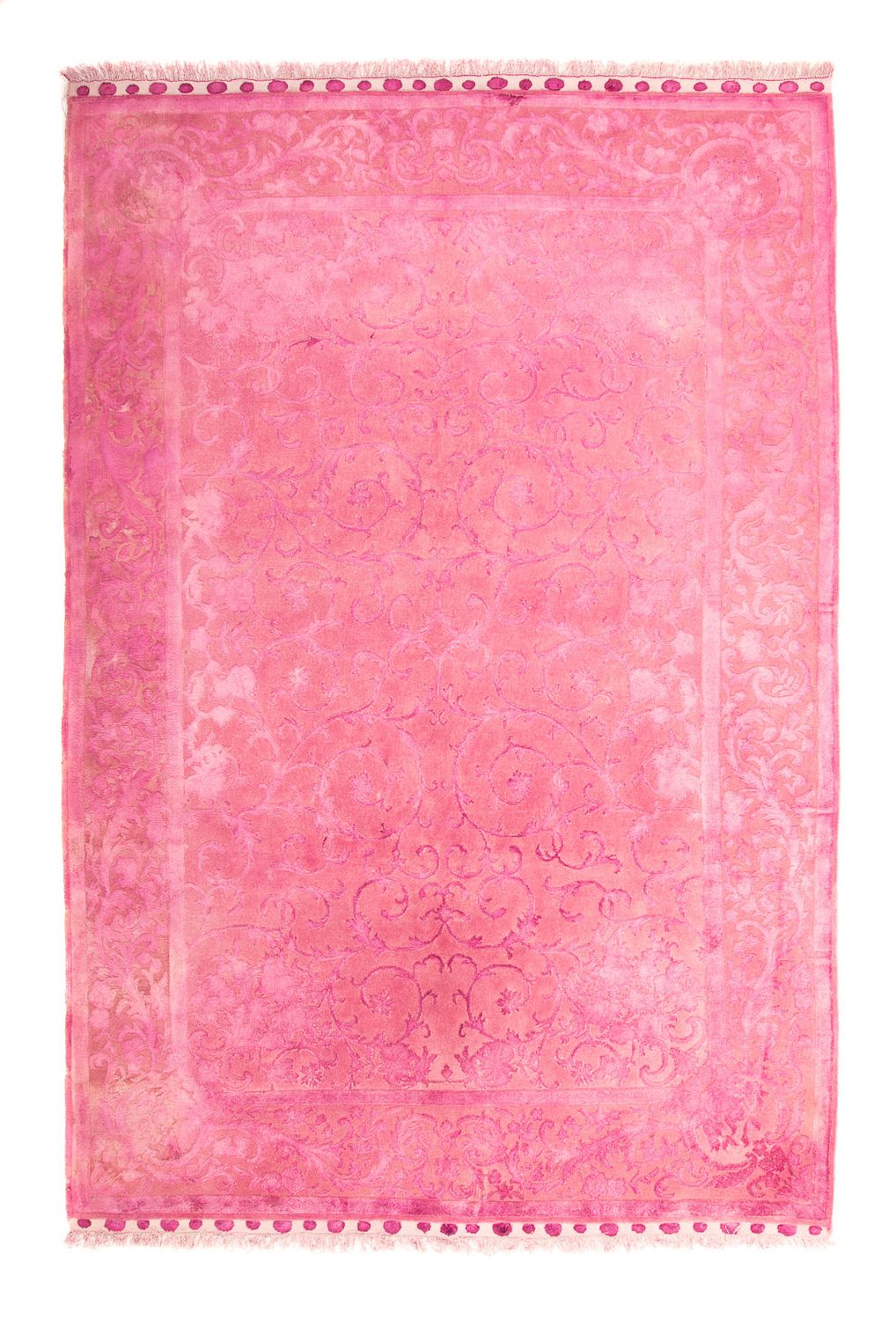 Viscose Rug - 323 x 200 cm - rose