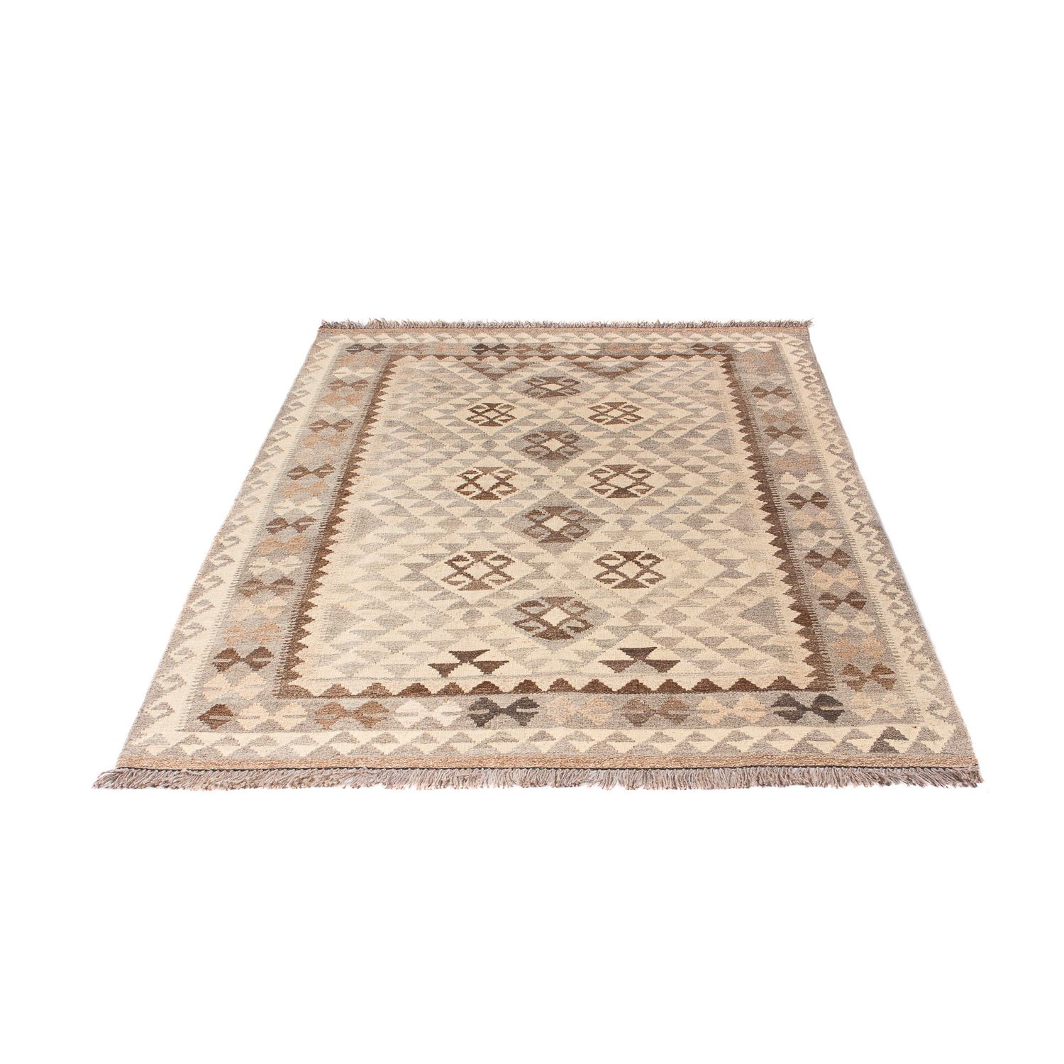 Kelim Rug - Splash - 175 x 127 cm - beige