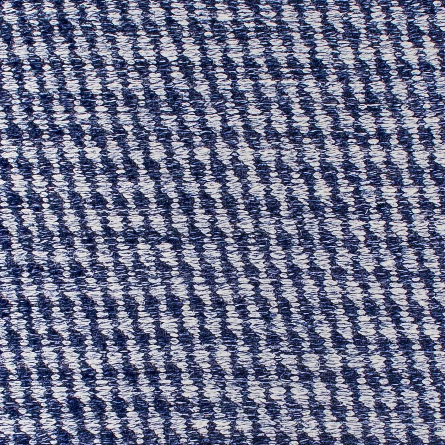 Kelim Rug - Trendy square  - 63 x 62 cm - dark blue