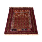 Belutsch Rug - 128 x 75 cm - dark red