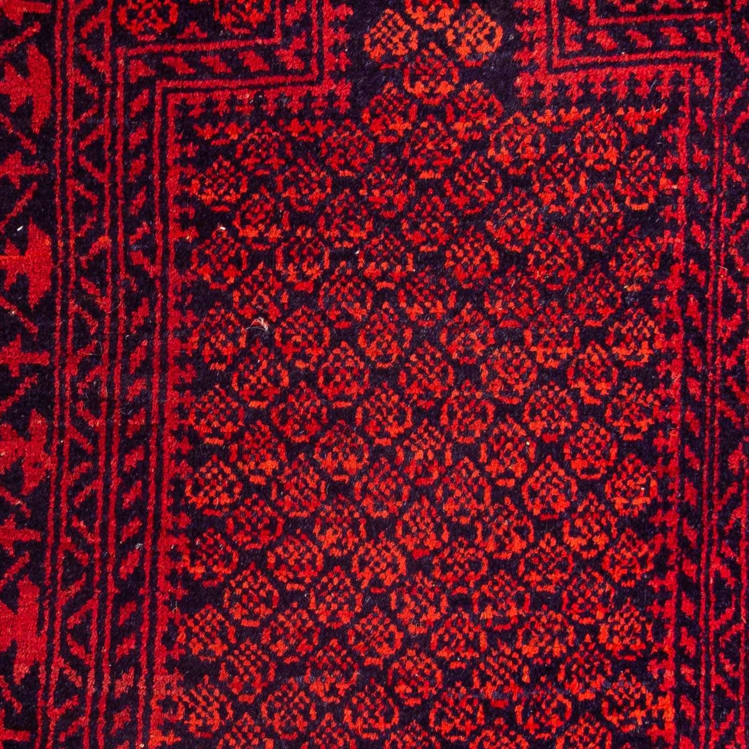Belutsch Rug - 132 x 79 cm - dark red