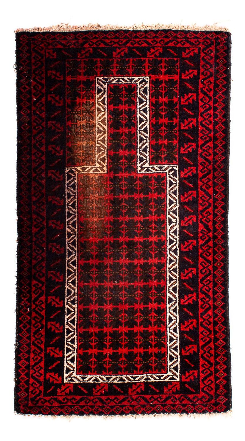 Belutsch Rug - 130 x 73 cm - dark red