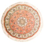 Perser Rug - Tabriz - Royal round  - 102 x 102 cm - light red