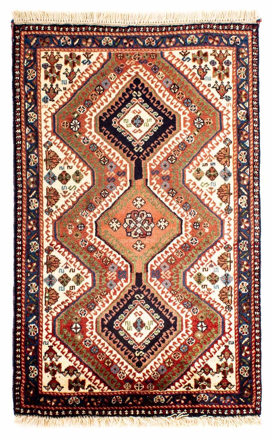 Perser Rug - Nomadic - 101 x 64 cm - light brown