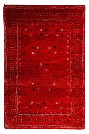 Gabbeh Rug - Loribaft Perser - 120 x 80 cm - dark red