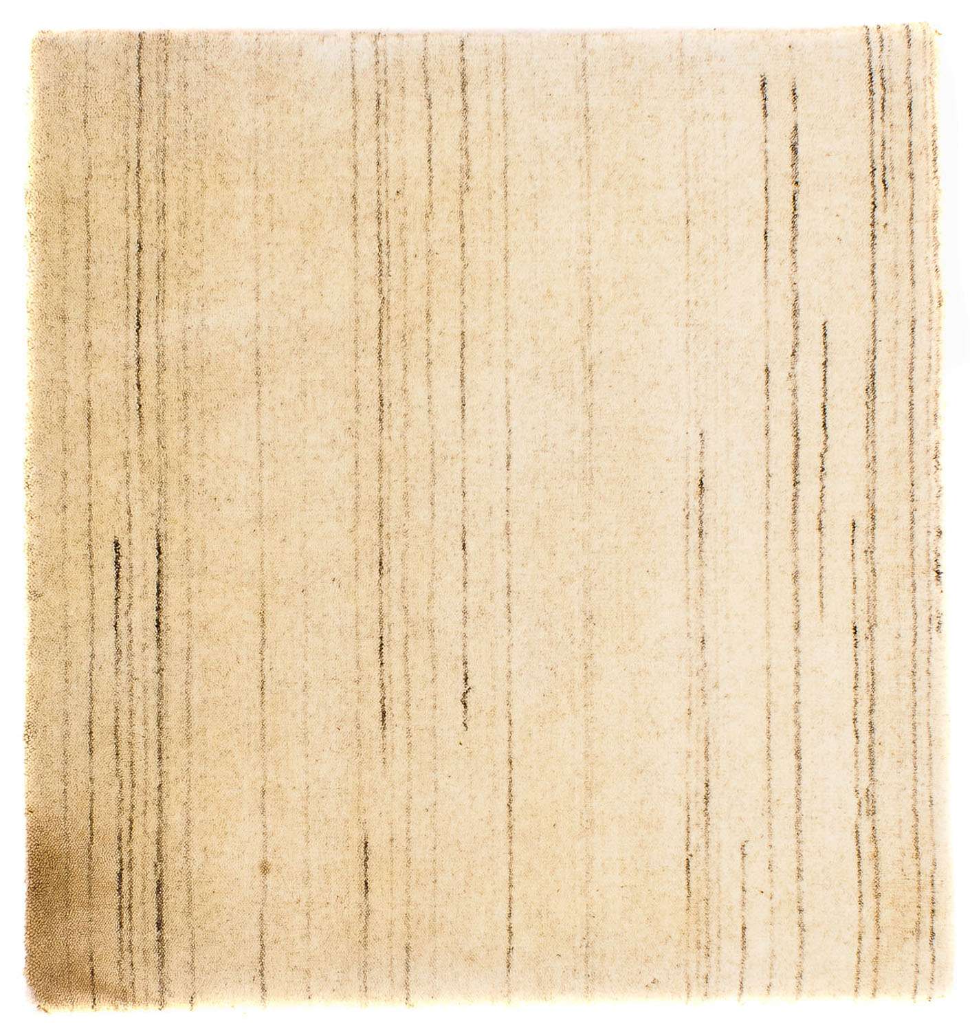 Gabbeh Rug - Softy square  - 74 x 69 cm - beige