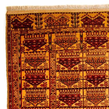 Silk Rug - Afghan Silk - 173 x 126 cm - gold