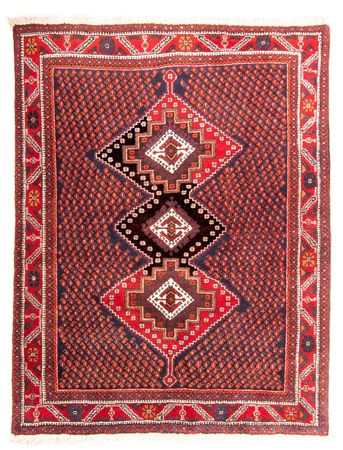 Perser Rug - Nomadic - 205 x 164 cm - red