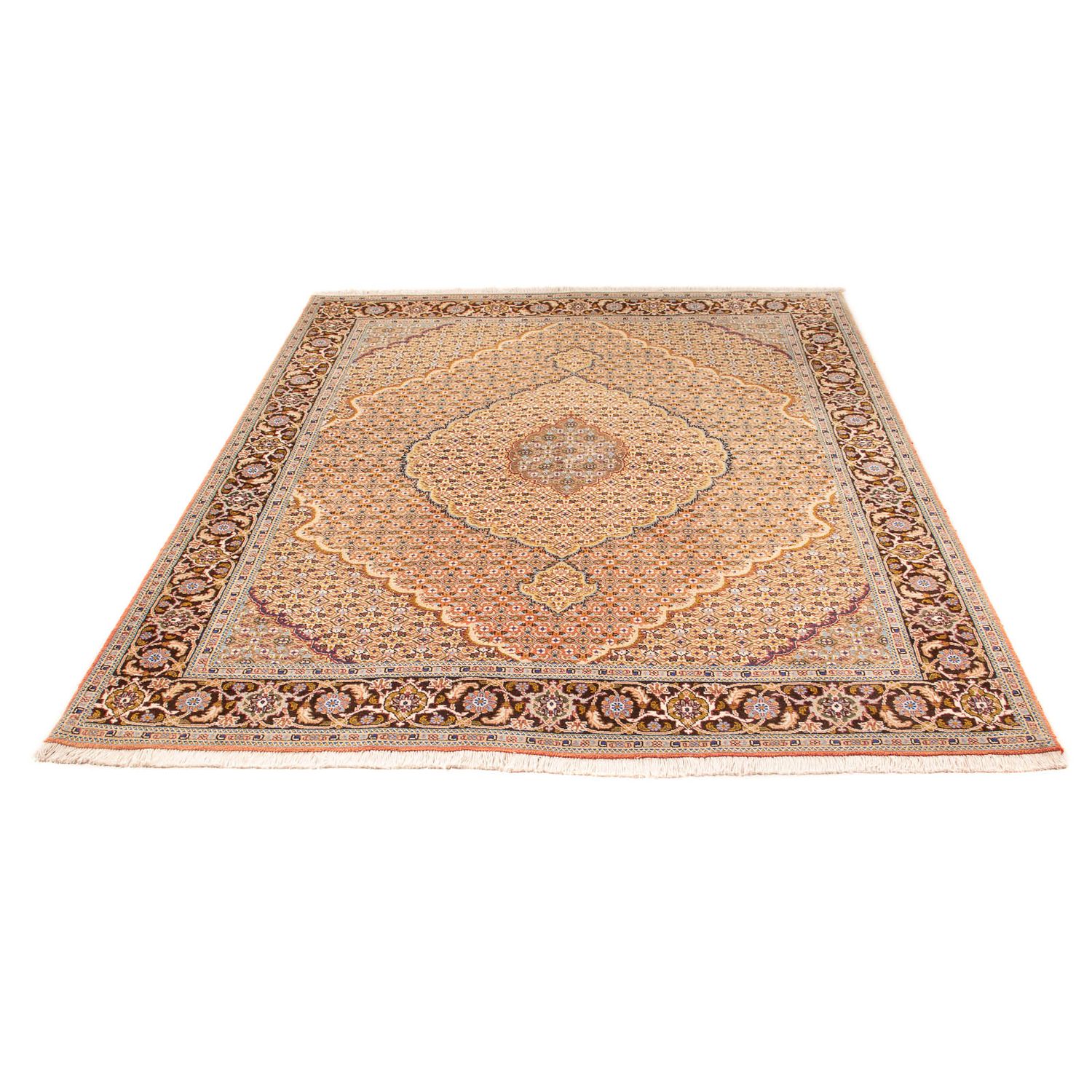 Perser Rug - Tabriz - Royal - 203 x 158 cm - beige