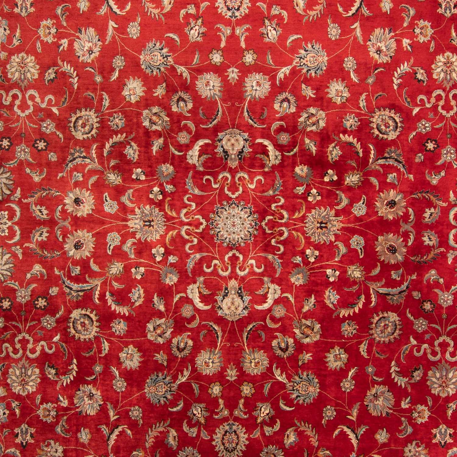 Oriental Rug - Tabriz - 363 x 280 cm - dark red