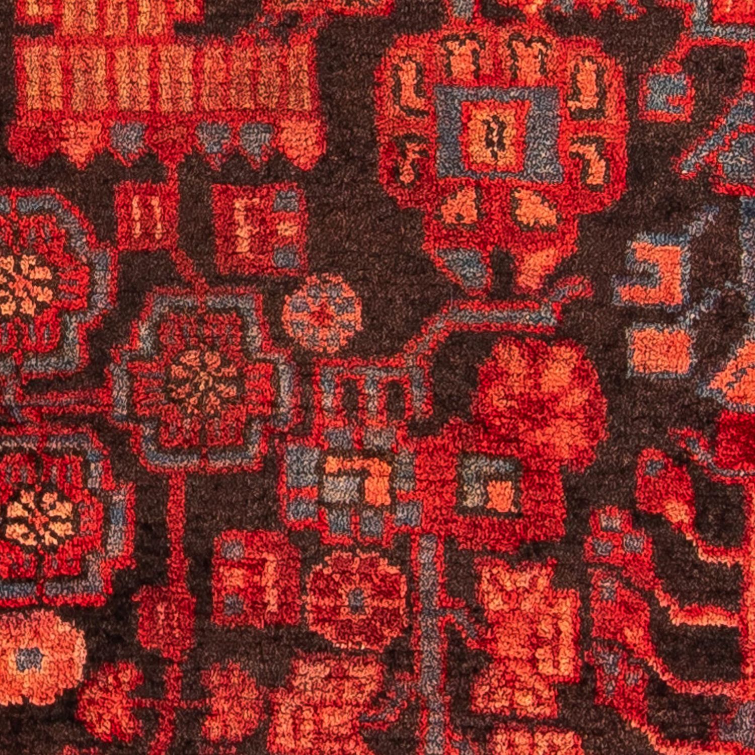 Perser Rug - Nomadic - 132 x 95 cm - dark red