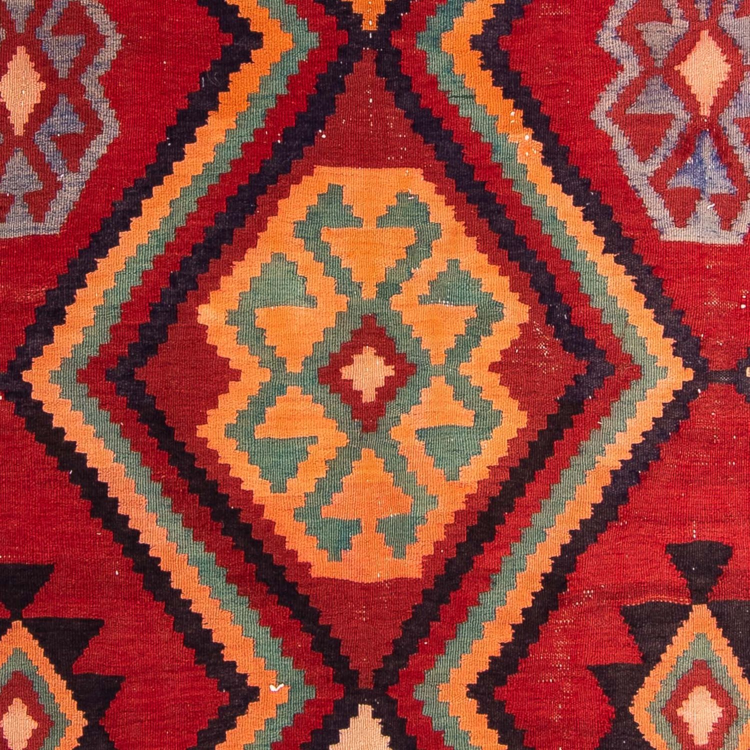 Runner Kelim Rug - Old - 350 x 135 cm - multicolored