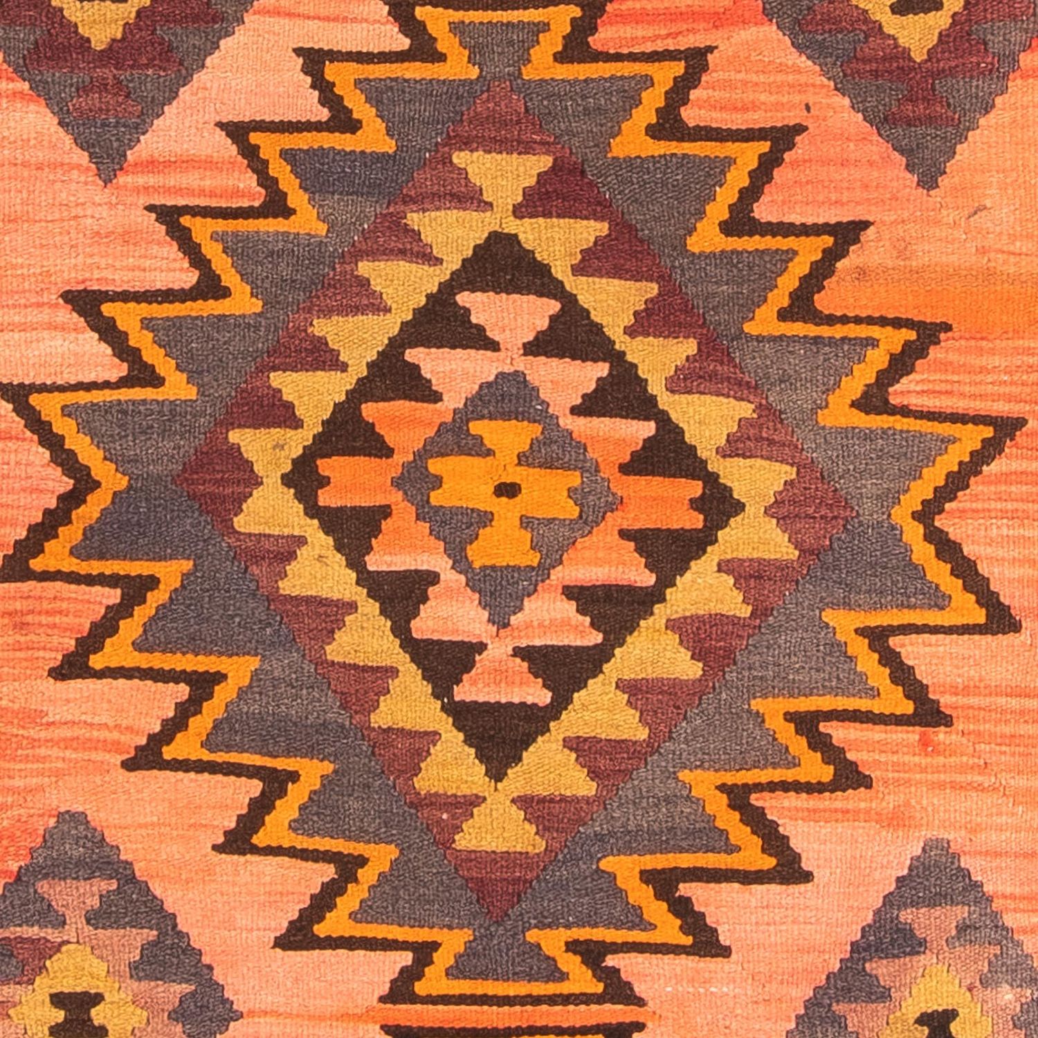 Runner Kelim Rug - Old - 265 x 140 cm - multicolored