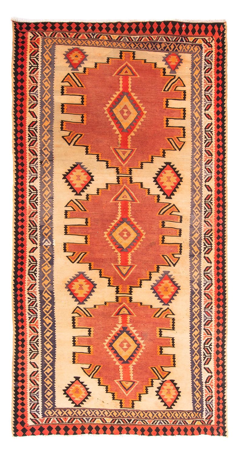 Runner Kelim Rug - Old - 300 x 150 cm - multicolored